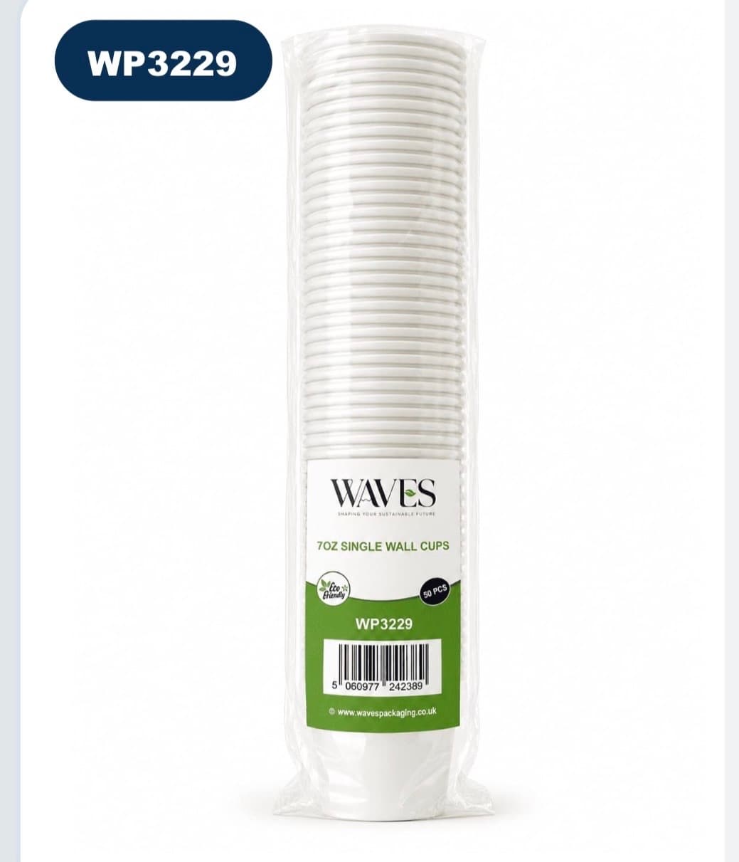 7oz Single Wall Coffee Cups 50 Pack WP3229-WP3407