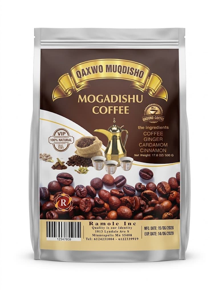 Qaxwo Muqdisho Mogadishu Coffee 500g