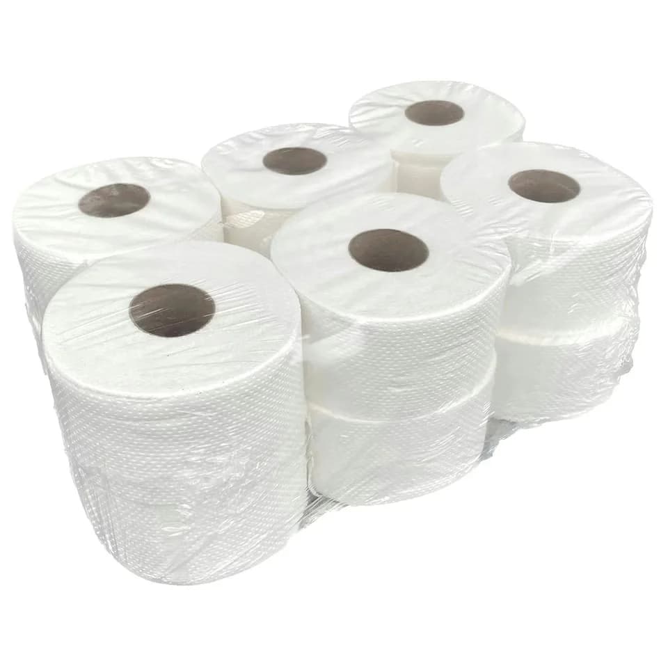 Centrefeed 6 Pack White Paper Tissue