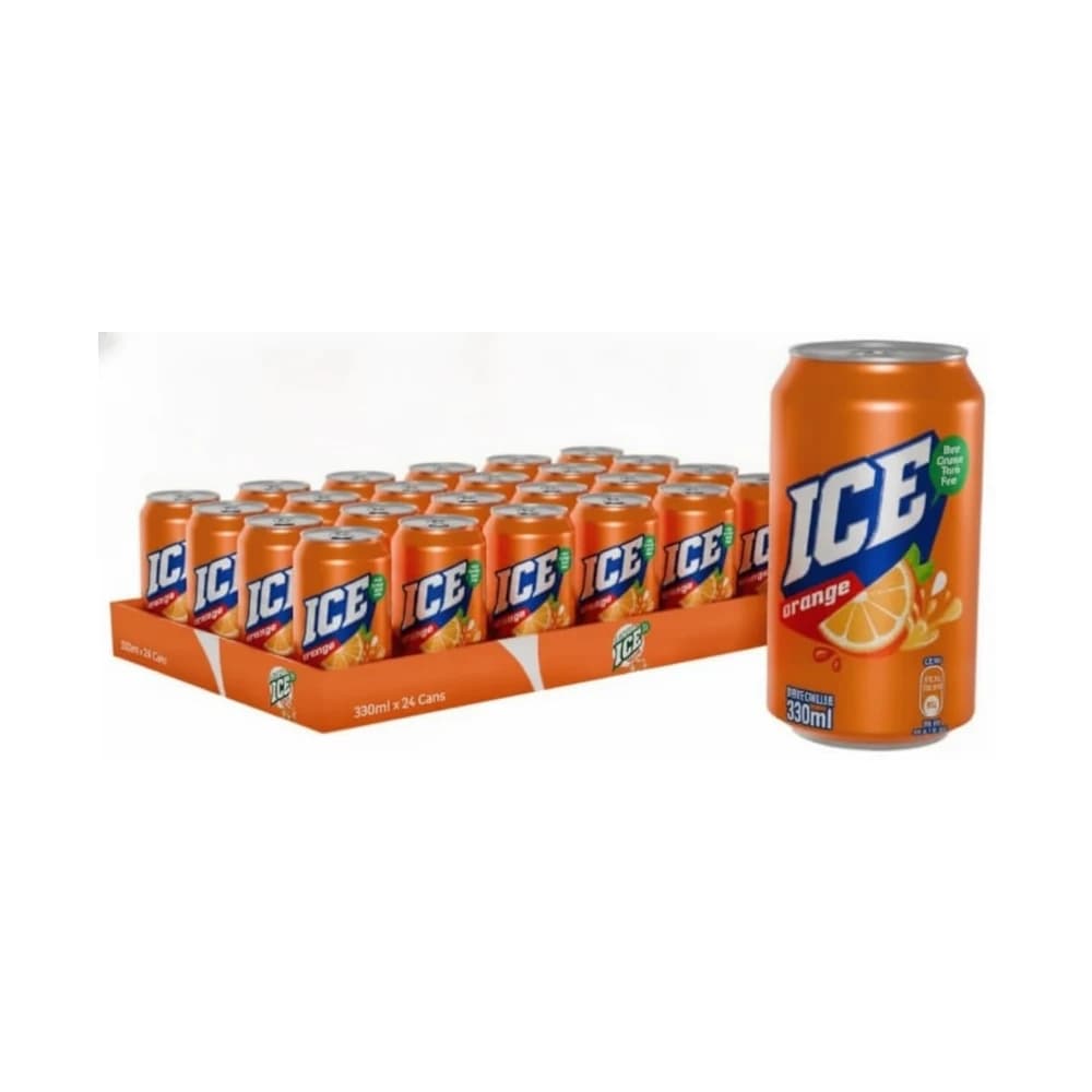 Ice Orange Cans 24 x 330ml
