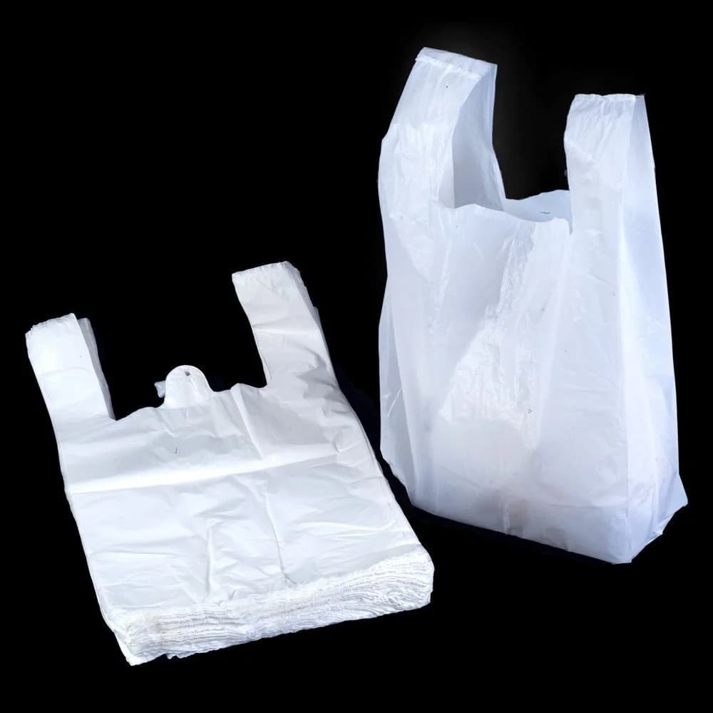 White Carrier Bags 100