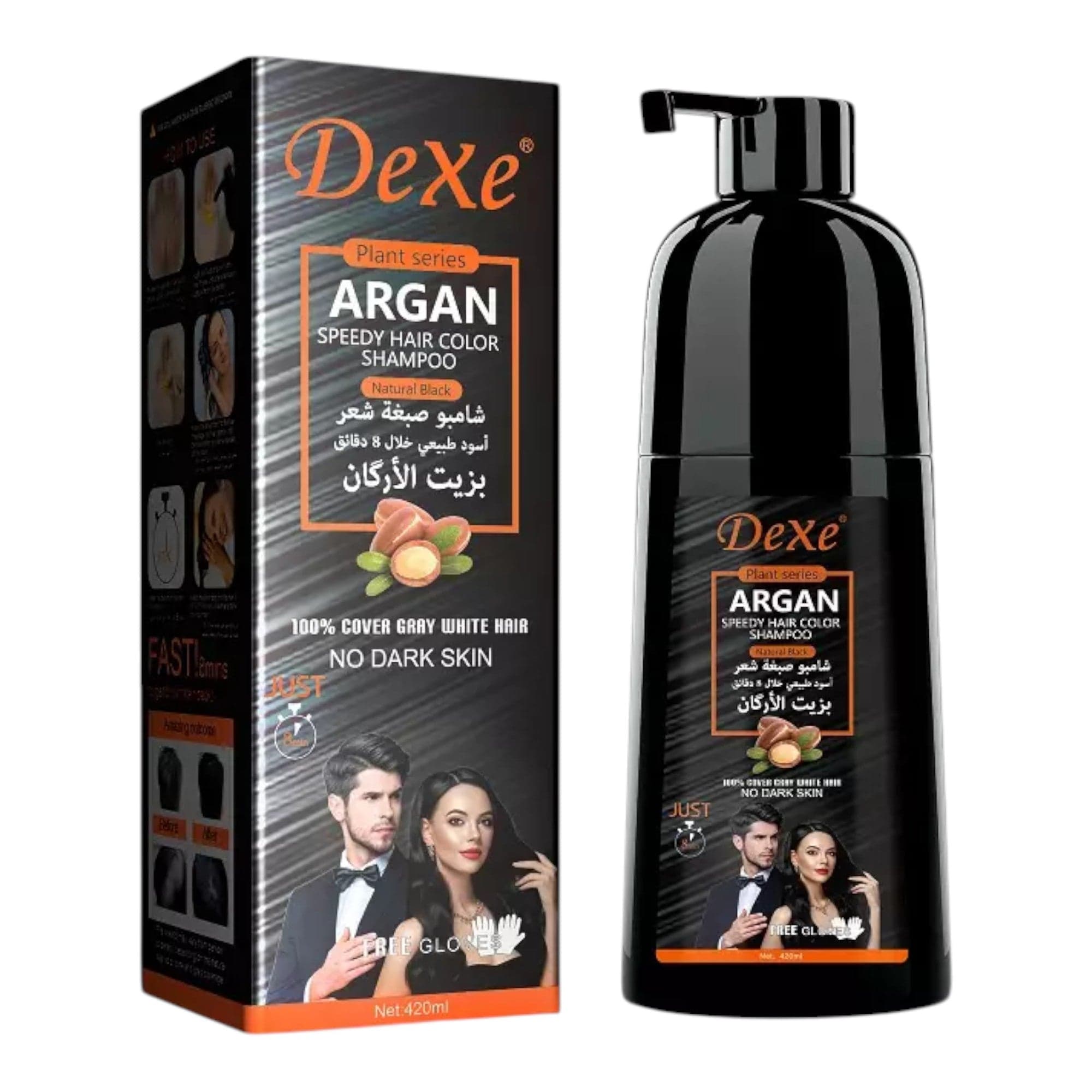 Dexe Speedy Hair Color Oil Natural Black 420ml