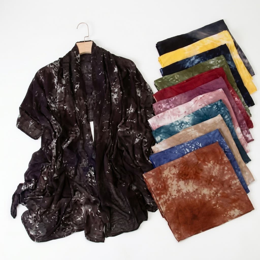 Tie Dye Scarf Pack of 10 BT470