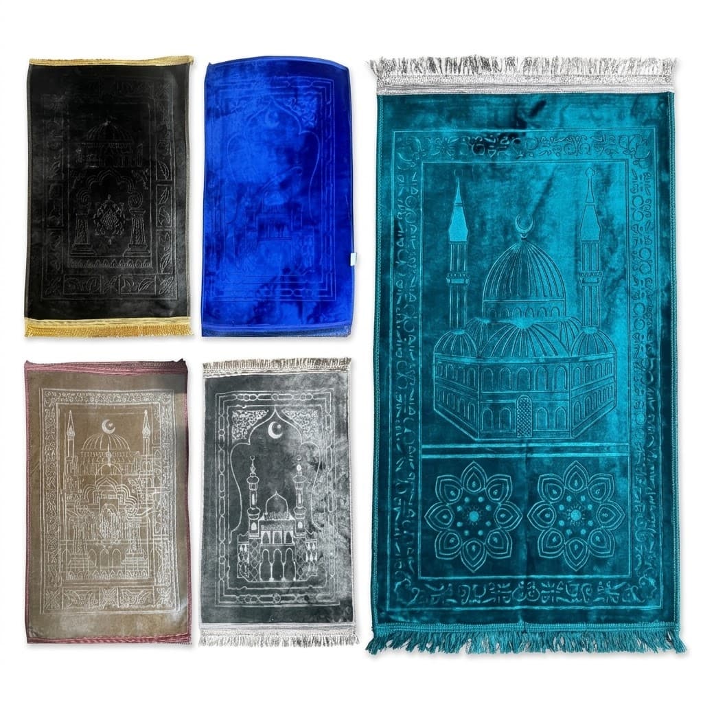 Velvet Prayer Mat – 5 Colours